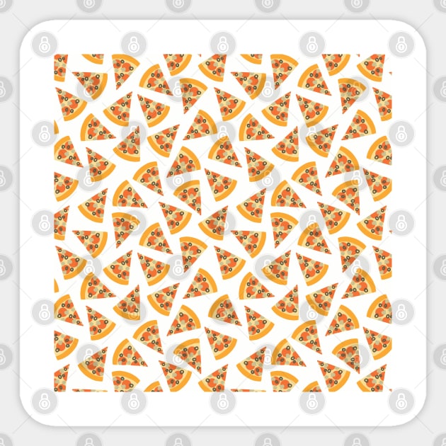 Pizza Sticker by Sandra Hutter Designs